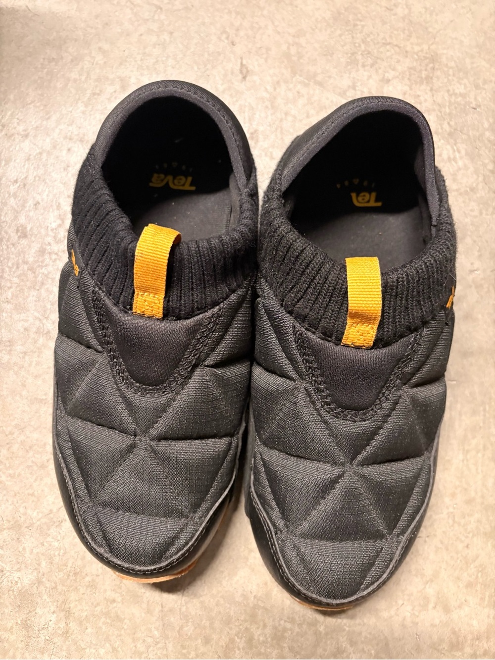 Teva Kids ReEmber Terrain Black Moccasin Slip-Ons big kids size 6 women 7.5